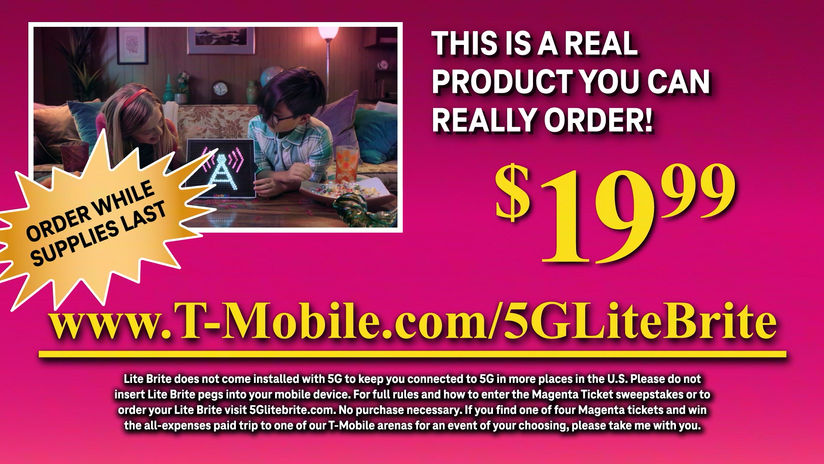 T-Mobile Holiday Lite Brite